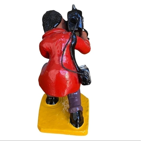 RARE FIND Vintage -Work of the Popular Artist Mestre Luiz Antônio - TV cameraman - Picture 3 of 11